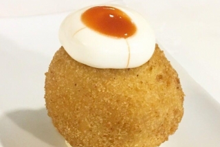 Restaurant Els Porxos: Bomba picante