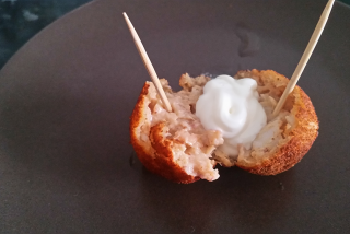 Chloe Restaurant: Croqueta de pop amb allioli