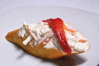 Restaurant Els Porxos: MONTADITO A LA DONOSTIARRA