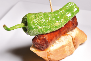 Restaurant Els Porxos: BARQUETA DE NAVARRA