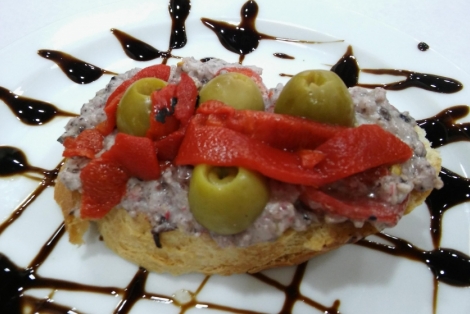 Suprema de Cangrejo encebollado