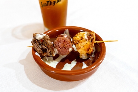 Grilled skewer