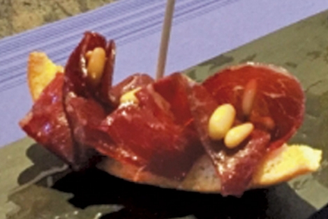 Xixina (cecina) de Lle a l'estil Pimentel